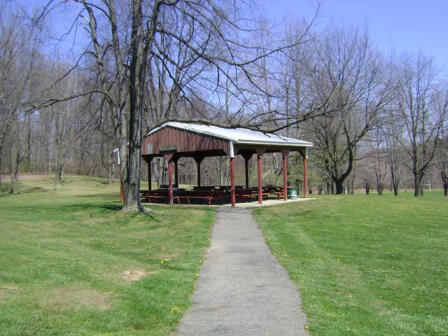 Sidewalk Leading Up to Pavilion